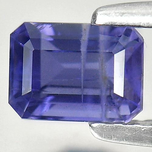 Natural Violet Blue Iolite Gemstone 0.78 Ct. Octagon Shape 6.2 x 4.5 Mm.: Product ID: 803803322 Product Name: Natural Iolite Weight: 0.78 CT. Size: 6.2 x 4.5 x 4 MM. Shape: Octagon Color: Violet Blue Clarity:SI Luster: Good Gems Origin: Madagascar Treatment: Unheated Crysta