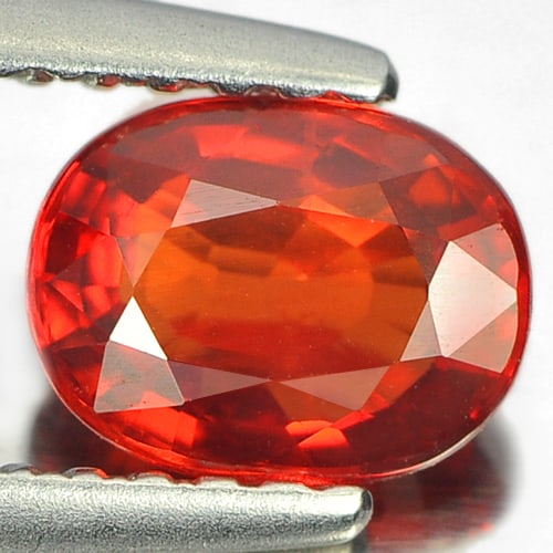 Natural Orangish Red Songea Sapphire Gemstones 0.99 Ct. Oval Shape 6.5 x 5 Mm.: Product ID: 106108948 Product Name: Natural Red Sapphire Weight: 0.99 CT. Size: 6.5 x 5 x 3 MM. Shape: Oval Color: Orangish Red Clarity:VVS Luster: Very Good Gems Origin: Tanzania Treatment: Heated Cr