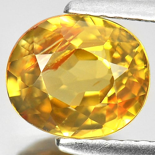 Natural Yellow Zircon Gemstones 3.51 Ct. Oval Shape 8.2 x 7.3 Mm.: Product ID: 807729186 Product Name: Natural Zircon Weight: 3.51 CT. Size: 8.2 x 7.3 x 5 MM. Shape: Oval Color: Yellow Clarity:SI Luster: Very Good Gems Origin: Cambodia Treatment: Heated Crystal Struc