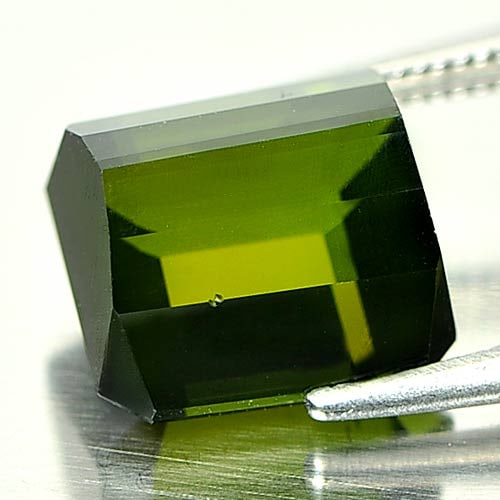 Natural Green Tourmaline Gemstones 6.06 Ct. Octagon Shape 9.7 x 9.7 Mm. - 3