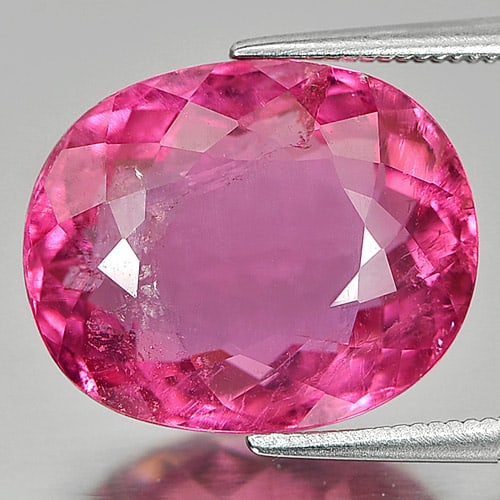 Natural Pink Tourmaline Gemstones 12.05 Ct. Oval Shape 15.6 x 12.8 Mm.: Product ID: 807232456 Product Name: Natural Tourmaline Weight: 12.05 CT. Size: 15.6 x 12.8 x 7.8 MM. Shape: Oval Color: Pink Clarity:SI Luster: Good Gems Origin: Nigeria Treatment: Unheated Crystal St