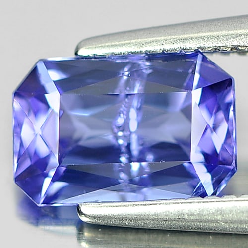Natural Blue Tanzanite Gemstones 1.18 Ct. Octagon Shape 7.7 x 5.2 Mm.: Product ID: 807006574 Product Name: Natural Tanzanite Weight: 1.18 CT. Size: 7.7 x 5.2 x 3.4 MM. Shape: Octagon Color: Blue Clarity:SI1 Luster: Good Gems Origin: Tanzania Treatment: Heated Crystal Str
