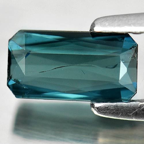 Natural Blue Indicolite Tourmaline Gemstones 0.68 Ct. Octagon Shape 7.4 x 4 Mm.: Product ID: 807239793 Product Name: Natural Tourmaline Weight: 0.68 CT. Size: 7.4 x 4 x 2.3 MM. Shape: Octagon Color: Blue Indicolite Clarity:SI Luster: Good Gems Origin: Nigeria Treatment: Unheated C