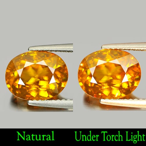 Natural Multi Color Titanium Sphene Gemstones With Rainbow Spark 3.96 Ct. Oval Shape 10.5 x 8.3 Mm.: Product ID: 806505805 Product Name: Natural Sphene Weight: 3.96 CT. Size: 10.5 x 8.3 x 6 MM. Shape: Oval Color: Multi Color Titanium With Rainbow Spark Clarity:VSI Luster: Adamantine Gems Origin: Mada