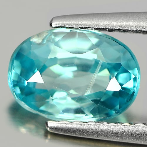 Natural Blue Color Zircon Gemstones 1.96 Ct. Oval Shape 8.2 x 5.8 Mm.: Product ID: 807715778 Product Name: Natural Zircon Weight: 1.96 CT. Size: 8.2 x 5.8 x 3.7 MM. Shape: Oval Color: Blue Clarity:SI Luster: Good Gems Origin: Cambodia Treatment: Heated Crystal Structure: