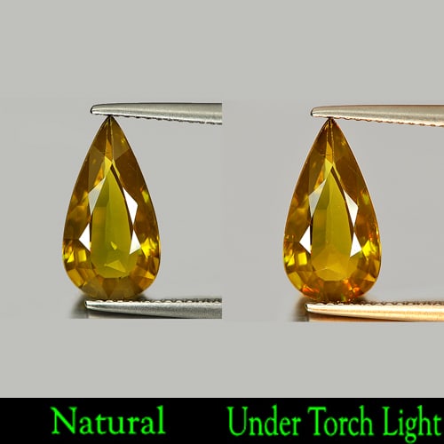 Natural Multi Color Sphene Gemstones With Rainbow Spark 3.40 Ct. Pear Shape 14.8 x 7.8 Mm.: Product ID: 806507029 Product Name: Natural Sphene Weight: 3.40 CT. Size: 14.8 x 7.8 x 4 MM. Shape: Pear Color: Multi Color With Rainbow Spark Clarity:VSI Luster: Adamantine Gems Origin: Madagascar Tr