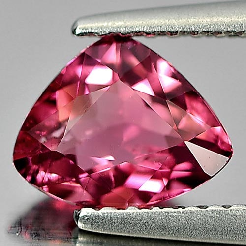 Natural Pink Tourmaline Gemstones 1.10 Ct. Trilliant Shape 8 x 6.4 Mm.: Product ID: 807244105 Product Name: Natural Tourmaline Weight: 1.10 CT. Size: 8 x 6.4 x 3.7 MM. Shape: Trilliant Color: Pink Clarity:SI1 Luster: Good Gems Origin: Nigeria Treatment: Unheated Crystal S