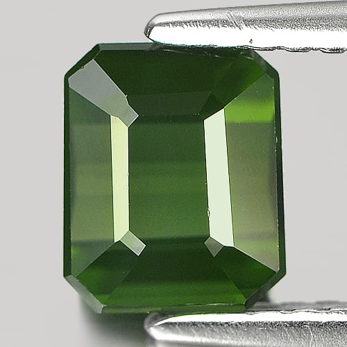 Natural Green Tourmaline Gemstones 1.30 Ct. Octagon Shape 6.6 x 5.4 Mm.: Product ID: 807241483 Product Name: Natural Tourmaline Weight: 1.30 CT. Size: 6.6 x 5.4 x 4.2 MM. Shape: Octagon Color: Green Clarity:VVS Luster: Good Gems Origin: Nigeria Treatment: Unheated Crystal 