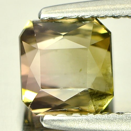 Natural Pinkish Green Tourmaline Gemstones 1.29 Ct. Octagon Shape 5.4 x 5.6 Mm.: Product ID: 807230016 Product Name: Natural Tourmaline Weight: 1.29 CT. Size: 5.4 x 5.6 x 4.2 MM. Shape: Octagon Color: Multi Color Clarity:VSI Luster: Good Gems Origin: Nigeria Treatment: Unheated Cr