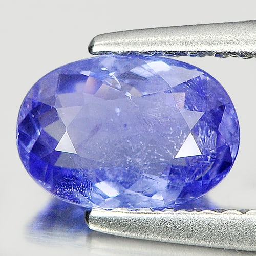 Natural Blue Tanzanite Gemstones 0.98 Ct. Oval Shape 7.6 x 5.4 Mm.: Product ID: 807005357 Product Name: Natural Tanzanite Weight: 0.98 CT. Size: 7.6 x 5.4 x 3 MM. Shape: Oval Color: Blue Clarity:SI Luster: Good Gems Origin: Tanzania Treatment: Heated Crystal Structure