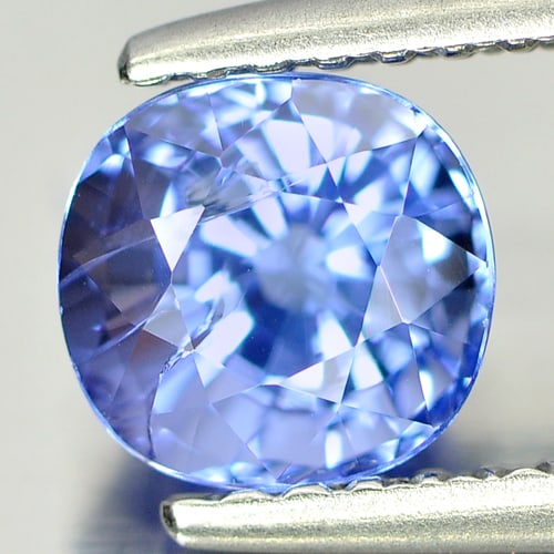 Natural Blue Tanzanite Gemstones 1.12 Ct. Cushion Shape 6 x 5.8 Mm.: Product ID: 807005367 Product Name: Natural Tanzanite Weight: 1.12 CT. Size: 6 x 5.8 x 4.6 MM. Shape: Cushion Color: Blue Clarity:SI Luster: Good Gems Origin: Tanzania Treatment: Heated Crystal Struct