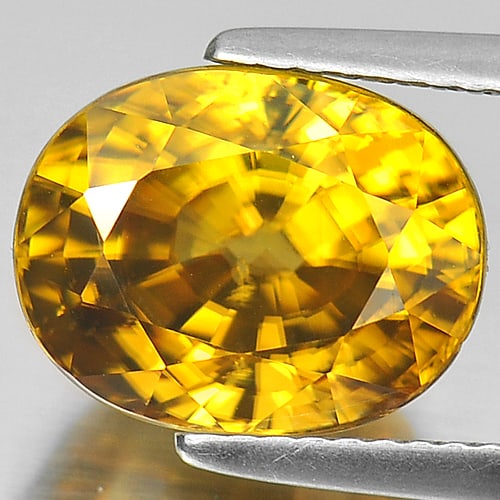 Natural Yellow Zircon Gemstones 8.99 Ct. Oval Shape 11.4 x 8.9 Mm.: Product ID: 807722004 Product Name: Natural Zircon Weight: 8.99 CT. Size: 11.4 x 8.9 x 8.2 MM. Shape: Oval Color: Yellow Clarity:VVS Luster: Very Good Gems Origin: Cambodia Treatment: Heated Crystal S