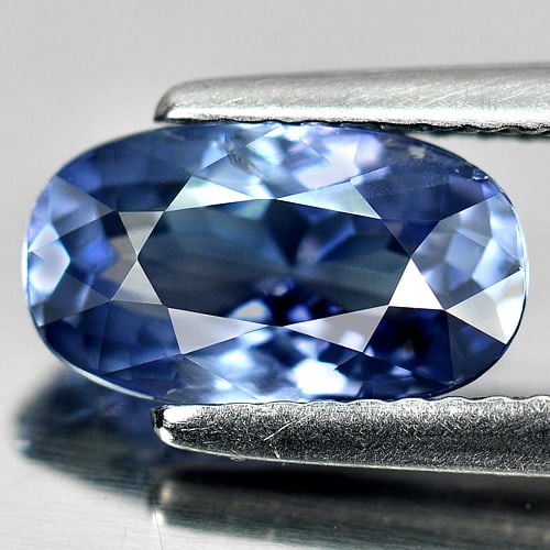Natural Blue Tanzanite Gemstone 2.13 Ct. Oval Shape 9.94 x 5.68 Mm.: Product ID: 807004419 Product Name: Natural Tanzanite Weight: 2.13 CT. Size: 9.94 x 5.68 x 4.78 MM. Shape: Oval Color: Purple Clarity:VSI Luster: Good Gems Origin: Tanzania Treatment: Heated Crystal S