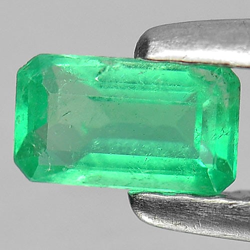 Natural Green Emerald Gemstones 0.26 Ct. Octagon Shape 5.6 x 3.5 Mm.: Product ID: 802403196 Product Name: Natural Emerald Weight: 0.26 CT. Size: 5.6 x 3.5 x 2.5 MM. Shape: Octagon Color: Green Clarity:SI Luster: Good Gems Origin: Columbia Treatment: Unheated Crystal Str