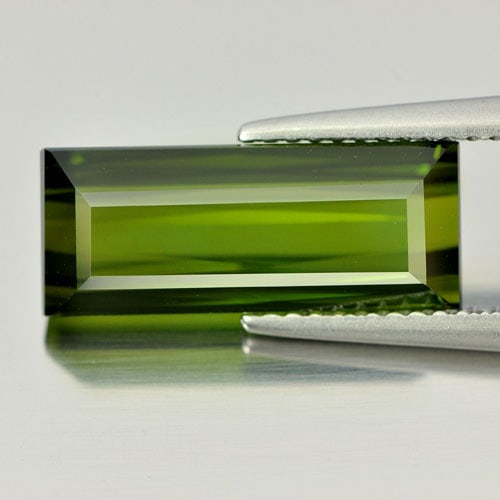 Natural Green Tourmaline Gemstones 6.17 Ct. Baguette Shape 15.8 x 6.4 Mm.: Product ID: 807249948 Product Name: Natural Tourmaline Weight: 6.17 CT. Size: 15.8 x 6.4 x 5.6 MM. Shape: Baguette Color: Green Clarity:VVS Luster: Good Gems Origin: Nigeria Treatment: Unheated Crysta