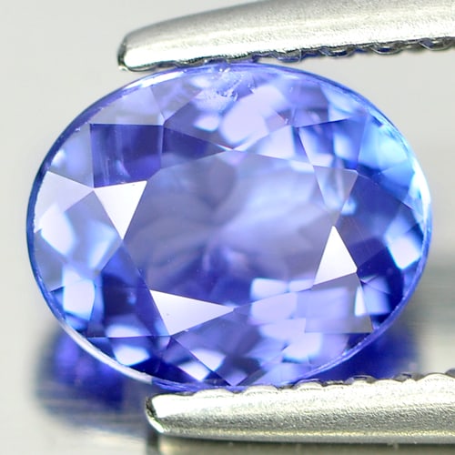 Natural Blue Tanzanite Gemstones 1.01 Ct. Oval Shape 6.9 x 5.7 Mm. (1 of 3)
