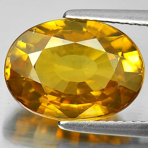Natural Yellow Zircon Gemstones 9.21 Ct. VVS Oval Shape 13.4 x 9.8 Mm.: Product ID: 807725059 Product Name: Natural Zircon Weight: 9.21 CT. Size: 13.4 x 9.8 x 6 MM. Shape: Oval Color: Yellow Clarity:VVS Luster: Very Good Gems Origin: Cambodia Treatment: Heated Crystal Str