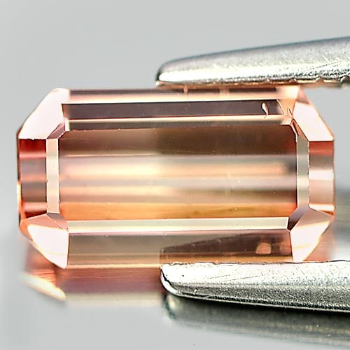 Natural Pink Tourmaline Gemstones 0.76 Ct. Octagon Shape 7.3 x 4.1 Mm.: Product ID: 807249068 Product Name: Natural Tourmaline Weight: 0.76 CT. Size: 7.3 x 4.1 x 2.6 MM. Shape: Octagon Color: Pink Clarity:VSI Luster: Good Gems Origin: Nigeria Treatment: Unheated Crystal S