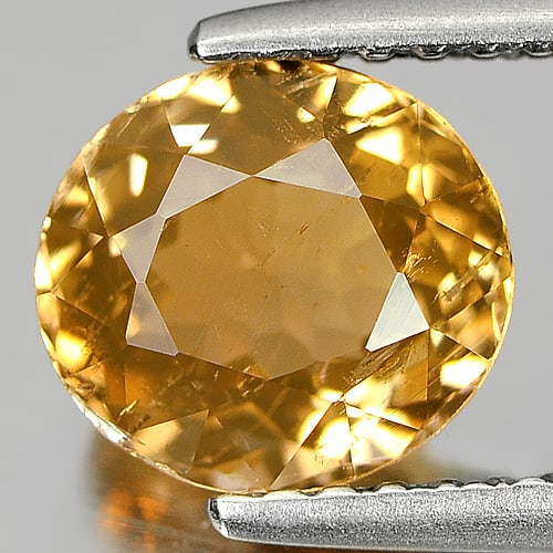 Natural Yellownish Brown Tourmaline Gemstones 1.65 Ct. Oval Shape 7.5 x 6.9 Mm.: Product ID: 807232955 Product Name: Natural Tourmaline Weight: 1.65 CT. Size: 7.5 x 6.9 x 4.8 MM. Shape: Oval Color: Yellownish Brown Clarity:SI Luster: Good Gems Origin: Nigeria Treatment: Unheated C