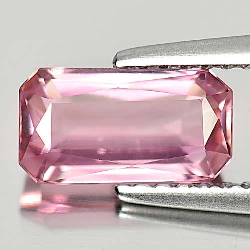 Natural Pink Tourmaline Gemstones 1.53 Ct. Octagon Shape 8.7 x 4.7 Mm.: Product ID: 807246118 Product Name: Natural Tourmaline Weight: 1.53 CT. Size: 8.7 x 4.7 x 4 MM. Shape: Octagon Color: Pink Clarity:VSI Luster: Very Good Gems Origin: Nigeria Treatment: Unheated Crysta