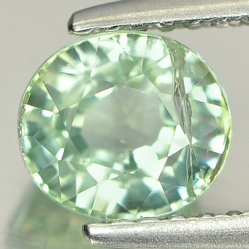 Natural Green Tourmaline Gemstones 1.28 Ct. Oval Shape 6.5 x 5.8 Mm.: Product ID: 807227874 Product Name: Natural Tourmaline Weight: 1.28 CT. Size: 6.5 x 5.8 x 4.8 MM. Shape: Oval Color: Green Clarity:SI Luster: Good Gems Origin: Mozambique , Africa Treatment: Unheated 
