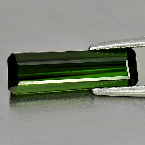 Natural Green Tourmaline Gemstones 2.26 Ct. Octagon Shape 13.8 x 4.4 Mm.: Product ID: 807243220 Product Name: Natural Tourmaline Weight: 2.26 CT. Size: 13.8 x 4.4 x 4.2 MM. Shape: Octagon Color: Green Clarity:VSI Luster: Good Gems Origin: Nigeria Treatment: Unheated Crystal