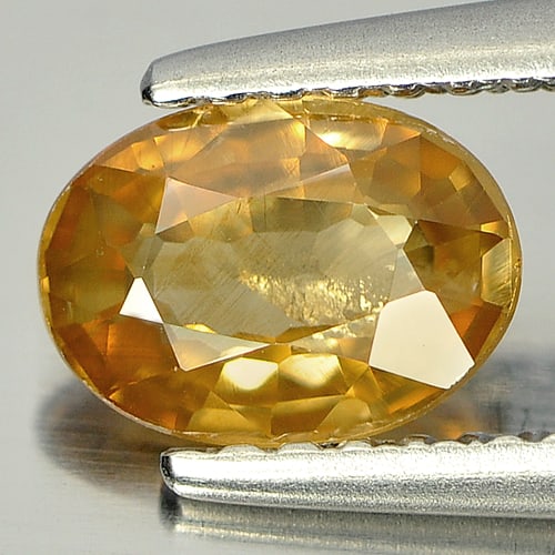 Natural Yellow Zircon Gemstones 1.02 Ct. Oval Shape 7.1 x 5.1 Mm.: Product ID: 807726828 Product Name: Natural Zircon Weight: 1.02 CT. Size: 7.1 x 5.1 x 2.7 MM. Shape: Oval Color: Yellow Clarity:SI Luster: Good Gems Origin: Cambodia Treatment: Heated Crystal Structur