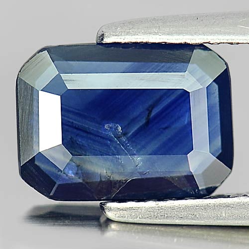 Natural Blue Sapphire Gemstones 1.72 Ct. Octagon Shape 9.5 x 7 Mm.: Product ID: 806009363 Product Name: Natural Blue Sapphire Weight: 1.72 CT. Size: 9.5 x 7 x 2 MM. Shape: Octagon Color: Blue Clarity:SI1 Luster: Good Gems Origin: Thailand Treatment: Heated Crystal Str