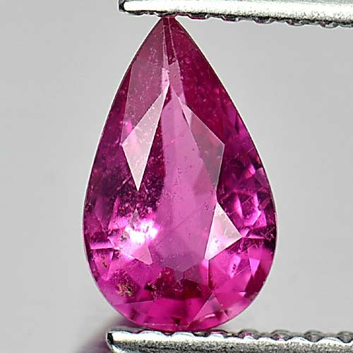 Natural Purplish Pink Rubellite Gemstones 0.78 Ct. Pear Shape 8.4 x 5.1 Mm.: Product ID: 807242724 Product Name: Natural Rubellite Weight: 0.78 CT. Size: 8.4 x 5.1 x 3.8 MM. Shape: Pear Color: Purplish Pink Clarity:SI Luster: Good Gems Origin: Nigeria Treatment: Unheated Cryst
