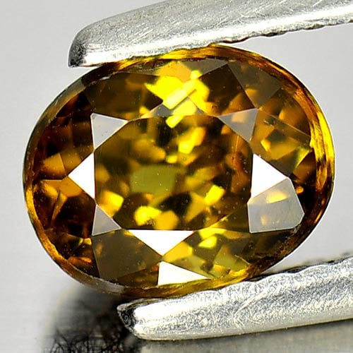 Natural Demantoid Garnet Yellow Gemstones 1.30 Ct. Oval Shape 6.7 x 5.3 Mm.: Product ID: 802931392 Product Name: Natural Demantoid Weight: 1.30 CT. Size: 6.7 x 5.3 x 4.2 MM. Shape: Oval Color: Yellow Clarity:VSI Luster: Very Good Gems Origin: Madagascar Treatment: Unheated Cry