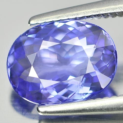 Natural Blue Tanzanite Gemstones 1.52 Ct. Oval Shape 8.5 x 6.4 Mm.: Product ID: 807006088 Product Name: Natural Tanzanite Weight: 1.52 CT. Size: 8.5 x 6.4 x 3.6 MM. Shape: Oval Color: Blue Clarity:VSI Luster: Good Gems Origin: Tanzania Treatment: Heated Crystal Struct