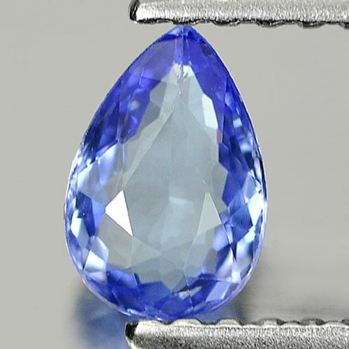 Natural Blue Tanzanite Gemstones 0.42 Ct. Pear Shape 6.1 x 4.2 Mm: Product ID: 807007281 Product Name: Natural Tanzanite Weight: 0.42 CT. Size: 6.1 x 4.2 x 2.3 MM. Shape: Pear Color: Violetish Blue Clarity:VSI Luster: Good Gems Origin: Tanzania Treatment: Heated Crys