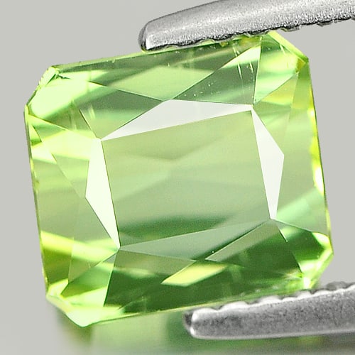 Natural Green Tourmaline Gemstones 2.34 Ct. Octagon Shape 7 x 6.4 Mm. - 2