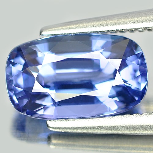 Natural Blue Tanzanite Gemstones 1.74 Ct. Clean Cushion Shape 8.4 x 4.7 Mm.: Product ID: 807006563 Product Name: Natural Tanzanite Weight: 1.74 CT. Size: 8.4 x 4.7 x 3.4 MM. Shape: Cushion Color: Violetish Blue Clarity:IF Luster: Very Good Gems Origin: Tanzania Treatment: Heat