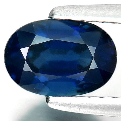 Natural Blue Sapphire Gemstones 1.42 Ct. VVS Oval Shape 7.55 x 5.18 Mm. (1 of 4)