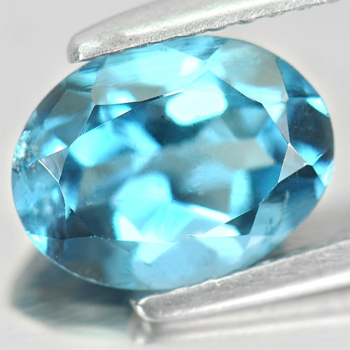 Natural London Blue Topaz Gemstone 2.42 Ct. Oval Shape 9.4 x 7.2 Mm.: Product ID: 807155791 Product Name: Natural Blue Topaz Weight: 2.42 CT. Size: 9.4 x 7.2 x 5.1 MM. Shape: Oval Color: London Blue Clarity:SI Luster: Good Gems Origin: Brazil Treatment: Treated Crystal 