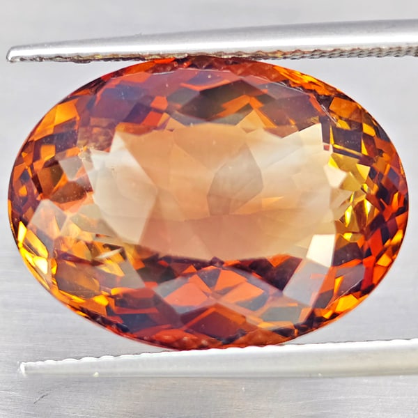 Natural Imperial Topaz Gemstones 17.46 Ct. Oval Shape 18 x 13.4 Mm.: Product ID: 807168605 Product Name: Natural Topaz Weight: 17.46 CT. Size: 18 x 13.4 x 9.4 MM. Shape: Oval Shape Color: Imperial Clarity:VSI Luster: Good Gems Origin: Brazil Treatment: Treated Crystal 