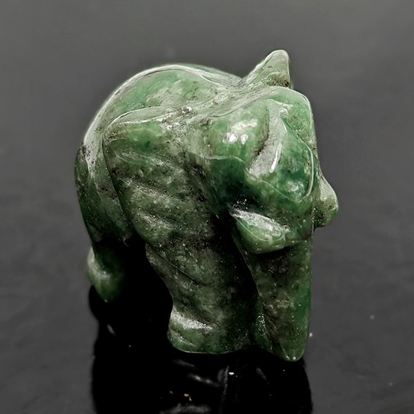 Natural Multi Color Jade Gemstones 59.16 Ct. Elephant Carving Shape 17 x 29 Mm.: Product ID: 819815978 Product Name: Natural Jade Weight: 59.16 CT. Size: 17 x 29 x 10 MM. Shape: Elephant Carving Shape Color: Multi-Color Clarity:Opaque Luster: Good Gems Origin: Thailand Treatment: 