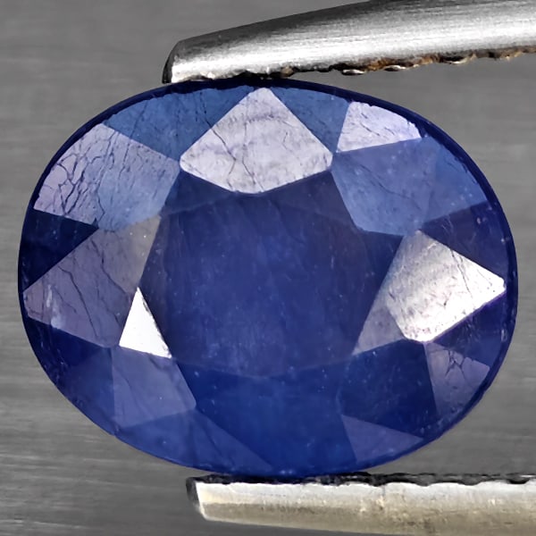 Natural Blue Sapphire Gemstones 2.13 Ct. Oval Shape 9.3 x 7.5 Mm.: Product ID: 806012501 Product Name: Natural Blue Sapphire Weight: 2.13 CT. Size: 9.3 x 7.5 x 3.5 MM. Shape: Oval Shape Color: Blue Clarity:SI1 Luster: Good Gems Origin: Madagascar Treatment: Heated (L
