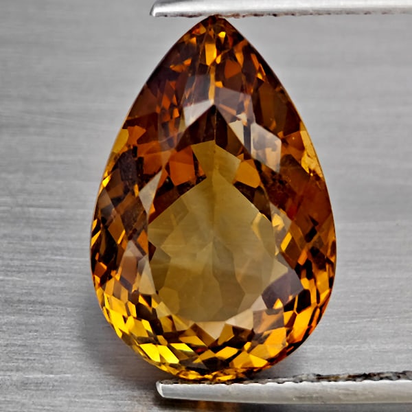Natural Imperial Topaz Gemstones 14.25 Ct. Pear Shape 18 x 12.2 Mm.: Product ID: 807169080 Product Name: Natural Topaz Weight: 14.25 CT. Size: 18 x 12.2 x 9.1 MM. Shape: Pear Shape Color: Imperial Clarity:VSI Luster: Good Gems Origin: Brazil Treatment: None Crystal Str