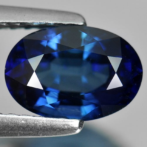 Natural Blue Sapphire Gemstones 1.89 Ct. VVS Oval Shape 8.27 x 5.71 Mm.: Product ID: 806007704 Product Name: Natural Blue Sapphire Weight: 1.89 CT. Size: 8.27 x 5.71 x 4.38 MM. Shape: Oval Color: Blue Clarity:VVS Luster: Good Gems Origin: Madagascar Treatment: Heated Cryst