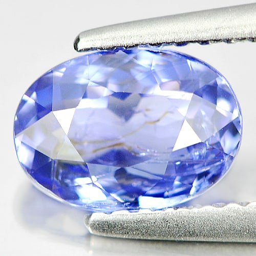 Natural Blue Tanzanite Gemstones 1.23 Ct. Oval Shape 8 x 5.7 Mm.: Product ID: 807004441 Product Name: Natural Tanzanite Weight: 1.23 CT. Size: 8 x 5.7 x 3.6 MM. Shape: Oval Color: Blue Clarity:SI Luster: Good Gems Origin: Tanzania Treatment: Heated Crystal Structure