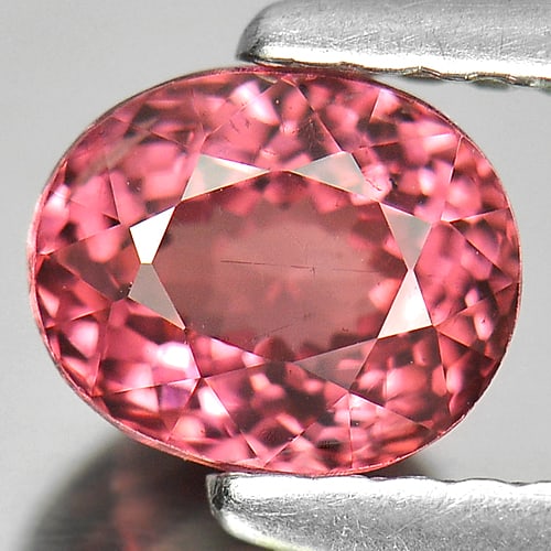 Natural Pink Tourmaline Gemstones 0.97 Ct. Oval Shape 6 x 5.1 Mm.: Product ID: 807242617 Product Name: Natural Tourmaline Weight: 0.97 CT. Size: 6 x 5.1 x 3.8 MM. Shape: Oval Color: Pink Clarity:VSI Luster: Good Gems Origin: Nigeria Treatment: Unheated Crystal Struct