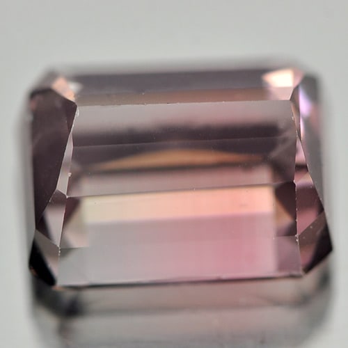 Natural Bi Color Tourmaline Gemstones 4.19 Ct. Octagon Shape 19.7 x 7.5 Mm. - 3