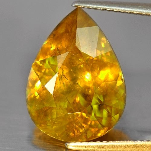 Natural Multi Color Sphene Gemstones 11.72 Ct. Pear Shape 17.4 X 13 Mm.: Product ID: 806500573 Product Name: Natural Sphene Weight: 11.72 CT. Size: 17.4 X 13 X 8.2 MM. Shape: Pear Color: Multi Color Clarity:SI Luster: Adamantine Gems Origin: Madagascar Treatment: Unheated 