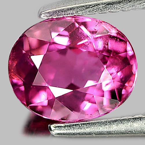 Natural Pink Tourmaline Gemstones 1.02 Ct. Oval Shape 6.8 x 5.7 Mm.: Product ID: 807243970 Product Name: Natural Tourmaline Weight: 1.02 CT. Size: 6.8 x 5.7 x 4 MM. Shape: Oval Color: Pink Clarity:VSI Luster: Very Good Gems Origin: Nigeria Treatment: Unheated Crystal S