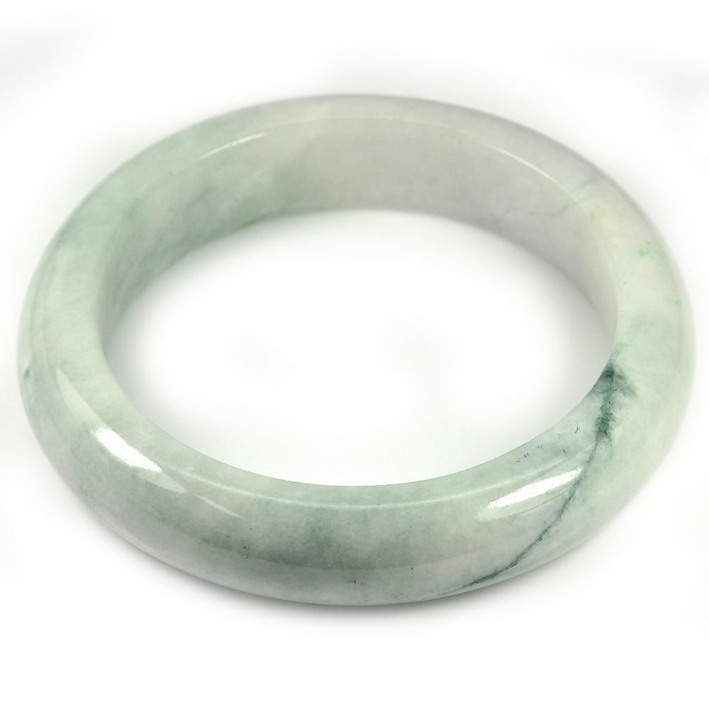 Natural Multi-Color Jade Gemstones Bangle 458.54 Ct. Diameter 60 Mm.: Product ID: 819815417 Product Name: Natural Jade Weight: 458.54 CT. Size: 82 x 60 x 15 MM. Shape: Round Color: Multi-Color Clarity:Opaque Luster: Good Gems Origin: Thailand Treatment: Unheated Crystal