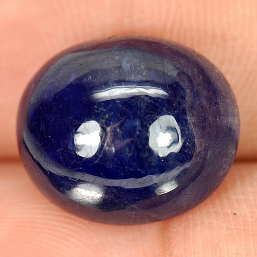 Natural Blue Sapphire Gemstones 20.14 Ct. Oval Cabochon Shape 15.6 x 13.2 Mm.: Product ID: 806090042 Product Name: Natural Blue Sapphire Weight: 20.14 CT. Size: 15.6 x 13.2 x 9.4 MM. Shape: Oval Cabochon Color: Blue Clarity:Opaque Luster: Good Gems Origin: Madagascar Treatment: 
