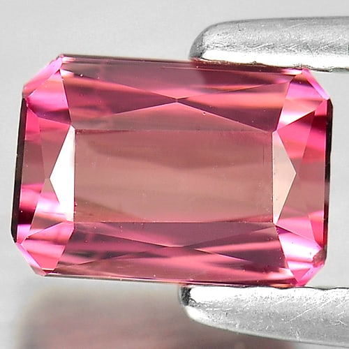 Natural Pink Tourmaline Gemstones 1.04 Ct. Octagon Shape 6.5 x 4.6 Mm.: Product ID: 807242661 Product Name: Natural Tourmaline Weight: 1.04 CT. Size: 6.5 x 4.6 x 3.6 MM. Shape: Octagon Color: Pink Clarity:VS Luster: Good Gems Origin: Nigeria Treatment: Unheated Crystal St