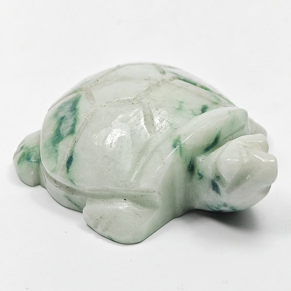Natural Multi Color Jade Gemstones 258.79 Ct. Turtle Carving Shape 42 x 52 Mm.: Product ID: 819816002 Product Name: Natural Jade Weight: 258.79 CT. Size: 42 x 52 x 17 MM. Shape: Turtle Carving Shape Color: Multi-Color Clarity:Opaque Luster: Good Gems Origin: Thailand Treatment: U